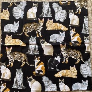 Six Kitty Napkins